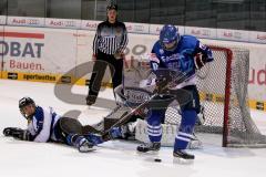 ERC Schüler - Straubing Tigers - Liam Hätinen mit der Möglichkeit zum 2:0 - Foto: Jürgen Meyer