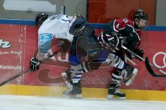 ERC Ingolstadt Schüler - Starbulls Rosenheim - Fabian Eder (10 Ingolstadt) Merz Valentin (rechts Rosenheim) - Foto: Jürgen Meyer