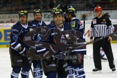 DEL - ERC Ingolstadt - Kölner Haie - John Laliberte bejubelt sein Tor. Foto: Adalbert Michalik