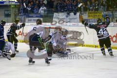 DEL - ERC Ingolstadt - Straubing Tigers - Jared Ross bejubelt sein 1:0 - Foto: Adalbert Michalik