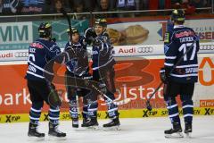 DEL - ERC Ingolstadt - Straubing Tigers - Ryan McMurchy bejubelt sein Tor - Foto: Adalbert Michalik