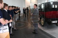 DEL - ERC Ingolstadt - Saison 2014/2015 - symbolische Audi Fahrzeugübergabe an den ERC Ingolstadt am Audi Forum Ingolstadt mit Besuch im Museum mobile