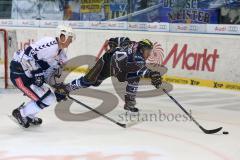 DEL - Eishockey - ERC Ingolstadt - Hamburg Freezers - rechts Jean-Francois Boucher (ERC 84)