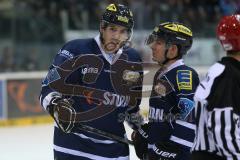 DEL - ERC Ingolstadt - Eisbären Berlin - Neuzugang Alexandre Picard mit Jared Ross (42)