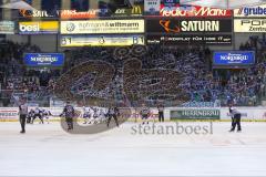 DEL - Eishockey - ERC Ingolstadt - Hamburg Freezers - Die Fans feiern den ERC Schals Fahnen Jubel