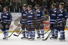 DEL - Eishockey - ERC Ingolstadt - EHC München - Team vor den Fans Sieg Jubel