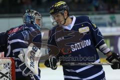 DEL - ERC Ingolstadt - Eisbären Berlin - Neuzugang Alexandre Picard mit Torwart Timo Pielmeier (51)