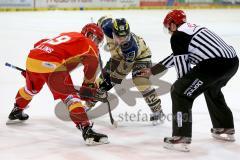 DEL - ERC Ingolstadt - Düsseldorfer EG  - Jared Ross (#42 ERC Ingolstadt) beim Bully - Foto: Jürgen Meyer