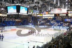 DEL - Eishockey - Playoff - Spiel 5 - ERC Ingolstadt - DEG Düsseldorf - Fans Spruchband Choreographie Fahnen