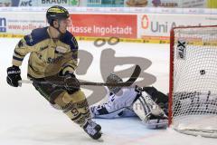 DEL - ERC Ingolstadt - Hamburg Freezers - Tor Penalty durch Brandon Buck (9), Sebastien Caron (HF - 35) keine Chance