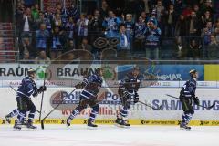 DEL - ERC Ingolstadt - EHC RedBull München - Tor Jubel Fans