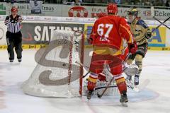 DEL - ERC Ingolstadt - Düsseldorfer EG  - Brandon Buck (#9 ERC Ingolstadt) zum 1:2 Anschlusstreffer - Foto: Jürgen Meyer