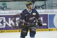 DEL - ERC Ingolstadt - Iserlohn Roosters - Ryan MacMurchy (27) rechts überwindet Goalie Mathias Lange und erzielt in Unterzahl das 1:0 Tor, Jubel