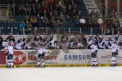 DEL - ERC Ingolstadt - EHC RedBull München - Tor Jubel zum 1:2 für München