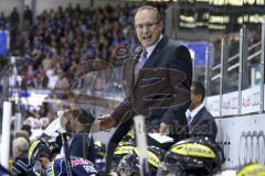 DEL - ERC Ingolstadt - Schwenninger Wild Wings - Larry Huras (Trainer ERC Ingolstadt) unzufrieden mit der Leistung der Mannschaft - Foto: Jürgen Meyer