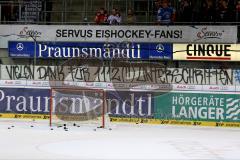 DEL - ERC Ingolstadt - Düsseldorfer EG  - Spruchband der Fans - Foto: Jürgen Meyer