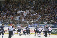 DEL - ERC Ingolstadt - EHC RedBull München - Fans Fahnen Jubel