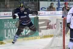 DEL - Eishockey - ERC Ingolstadt - Hamburg Freezers - Jeffrey Szwez (ERC 10) trifft zum 7:0 Tor Jubel Puck