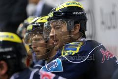 DEL - ERC Ingolstadt - Iserlohn Roosters - Jeffrey Szwez (10) auf der Bank