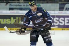 DEL - ERC Ingolstadt - Iserlohn Roosters - Ryan MacMurchy (27) rechts überwindet Goalie Mathias Lange und erzielt in Unterzahl das 1:0 Tor, Jubel