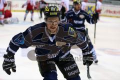 DEL - Eishockey - Playoff - Spiel 3 - ERC Ingolstadt - DEG Düsseldorf - Siegtor durch Patrick Hager (ERC 52), Torhüter Tyler Beskorowany (DEG 39)keine Chance Jubel