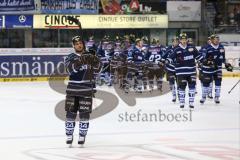 DEL - Eishockey - PlayOff - ERC Ingolstadt - Iserlohn Roosters - 1. Spiel - Spiel ist aus Sieg 4:3 Benedikt Kohl (ERC 34)