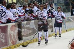 DEL - Eishockey - PlayOff - ERC Ingolstadt - Iserlohn Roosters - 1. Spiel - Tor zum 4:3 Anschlußtreffer Iserlohn Torschütze Alex Forster