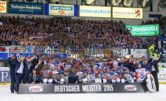 DEL - Eishockey - Finale 2015 - Spiel 6 - ERC Ingolstadt - Adler Mannheim - 1:3 - Mannheim Deutscher Meister 2015 - Sieger Foto