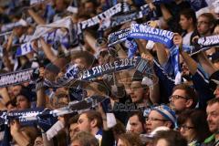 DEL - Eishockey - Finale 2015 - Spiel 2 - ERC Ingolstadt - Adler Mannheim - Sieg Schals Fans Jubel