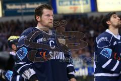 DEL - Eishockey - Finale 2015 - Spiel 6 - ERC Ingolstadt - Adler Mannheim - 1:3 - Mannheim Deutscher Meister 2015 - Frust bei den Panthern Patrick Köppchen (ERC 55)