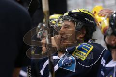 DEL - Eishockey - PlayOff - ERC Ingolstadt - Iserlohn Roosters - 1. Spiel - Jean-Francois Boucher (ERC 84) auf der Bank