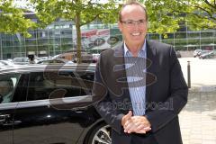 DEL - ERC Ingolstadt - Vorstellung neuer Trainer - Saison 2014/2015 - Larry Huras (Kanadier) am Audi Forum