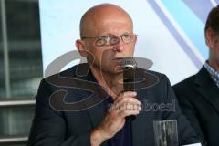 DEL - ERC Ingolstadt - Pressekonferenz - Vorstellung neue Trainer - Saison 2014/2015 - Sportdirektor Jiri Ehrenberger