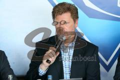 DEL - ERC Ingolstadt - Pressekonferenz - Vorstellung neue Trainer - Saison 2014/2015 - Torwarttrainer Joseph Heiß