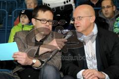 ERC Ingolstadt - Tag der offenen Tür - Jiri Ehrenberger Sportdirektor ERC Ingolstadt und Johannes Langer im Interview - Foto: Jürgen Meyer