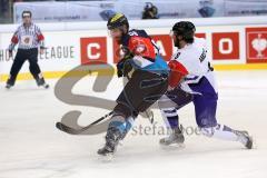 CHL - Champions Hockey League 2015 - ERC Ingolstadt - Braehead Clan - links Thomas Pielmeier (ERC 50)
