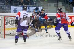CHL - Champions Hockey League 2015 - ERC Ingolstadt - Braehead Clan - mitte Petr Taticek (ERC 17) trifft zum 2:1 Tor, Jubel