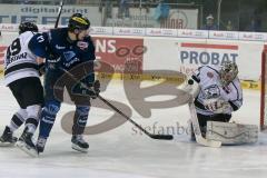 DEL - Eishockey - ERC Ingolstadt - Thomas Sabo Ice Tigers - Saison 2015/2016 - Petr Taticek (#17 ERC Ingolstadt) - Andreas Jenike Torwart (29 Ice Tigers) - Foto: Meyer Jürgen