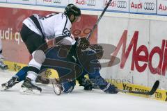 DEL - Eishockey - ERC Ingolstadt - Thomas Sabo Ice Tigers - Saison 2015/2016 - David Elsner (#61 ERC Ingolstadt) - Sasa Martinovic (#23 Ice Tigers) - Foto: Meyer Jürgen