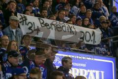 DEL - Eishockey - ERC Ingolstadt - Eisbären Berlin - Saison 2015/2016 - Fans - Choreo - Banner - Foto: Jürgen Meyer