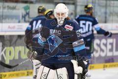 DEL - Eishockey - ERC Ingolstadt - Schwenninger Wild Wings - Saison 2015/2016 - Kucis Bastian Torwart (#53 ERC Ingolstadt) beim warm machen - Foto: Jürgen Meyer