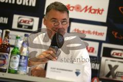DEL - Eishockey - ERC Ingolstadt - EHC München Red Bull - Pressekonferenz Cheftrainer Kurt Kleinendorst (ERC) nach dem 4:2 Sieg