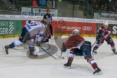 DEL - Eishockey - ERC Ingolstadt -Hamburg Freezers - Saison 2015/2016 - Tomas Kubalik (#81 ERC Ingolstadt) mit der Chance zum 4:4 Ausgleichstreffer - Sébastien Caron Torwart (#35 Hamburg) - Foto: Meyer Jürgen