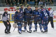 DEL - Eishockey - ERC Ingolstadt - Düsseldorfer EG DEG -  links Tomas Kubalik (ERC 81) zieht ab und trifft zum 2:3 Tor Jubel