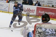 DEL - Eishockey - ERC Ingolstadt - Düsseldorfer EG - Saison 2015/2016 - Thomas Pielmeier (#50 ERC Ingolstadt) beim warm machen - Foto: Meyer Jürgen