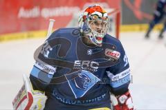 DEL - Eishockey - ERC Ingolstadt - EHC Red Bull München - Henne-Marc-Marcel Torwart (#35 ERC Ingolstadt) beim warm machen - Saison 2015/2016 - Foto: Jürgen Meyer