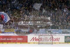 DEL - Eishockey - ERC Ingolstadt - Augsburger Panther - Saison 2015/2016 - Fans - Fankurve - Banner - Choreo - Foto: Meyer Jürgen