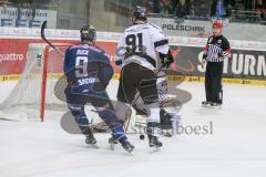 DEL - Eishockey - ERC Ingolstadt - Thomas Sabo Ice Tigers - Saison 2015/2016 - Brandon Buck (#9 ERC Ingolstadt) - Marc El-Sayed (#91 Ice Tigers) - Foto: Meyer Jürgen