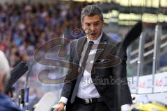 DEL - Eishockey - ERC Ingolstadt - Adler Mannheim - Saison 2015/2016 - Manny Viveiros (Trainer ERC Ingolstadt) mit der Leistung seiner Mannschaft unzufrieden - Foto: Jürgen Meyer