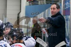 DNL2-Finale - ERC Ingolstadt - Jungpanther - Iserlohn Roosters - Petr Bares Trainer Jungpanther -  Saison 2015/2016 - Foto: Meyer Jürgen